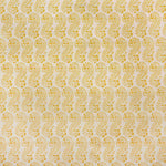 Lani Printed Fabric Linen/Cotton Turmeric Sample