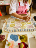 Block Printing Cushion Workshop at The Star, Alfriston, East Sussex