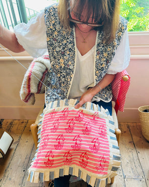 Block Printing Cushion Workshop at Charleston, Firle, East Sussex