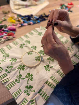 Block Printing Cushion Workshop at Charleston, Firle, East Sussex