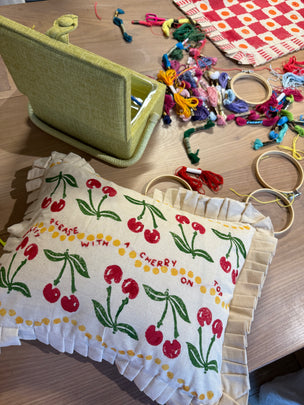 Block Printing Cushion Workshop at Charleston, Firle, East Sussex