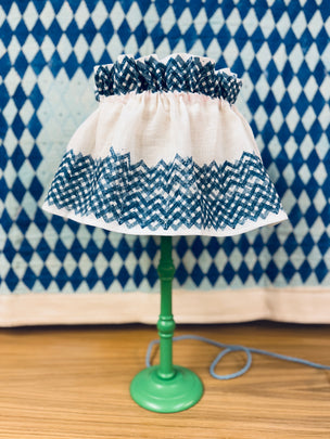 Block Printing Lampshade Workshop at Charleston Firle East Sussex