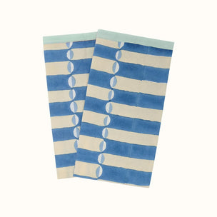 Napkin Luna Chintz Blue Turquoise