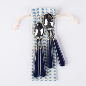 Teaspoons Set of Four Navy