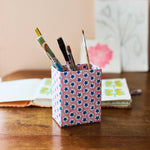 Pen Pot Tuk Tuk Navy Pink