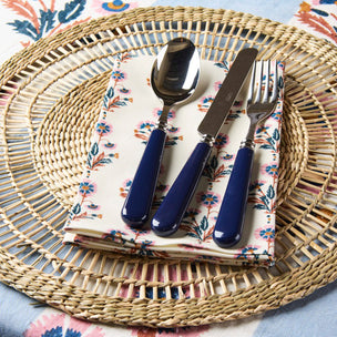 Cutlery Three Piece Set Navy