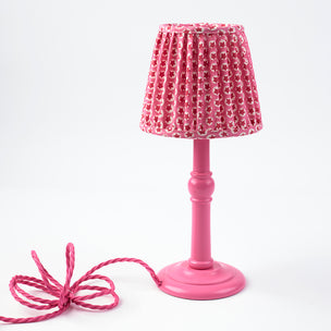 Lampshade Pleated Tuk Tuk Pink Small