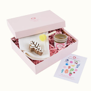 Block Printing Kit Napkins Oak Leaf