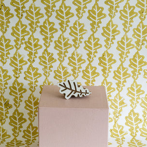 Block Printing Kit Napkins Oak Leaf