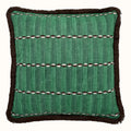 Cushion Fringed Luna Emerald