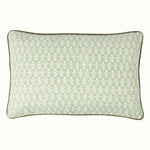 Cushion Piped Bagru Moss