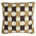 Cushion Piped Ophelia Damson Olive