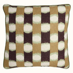 Cushion Piped Ophelia Damson Olive