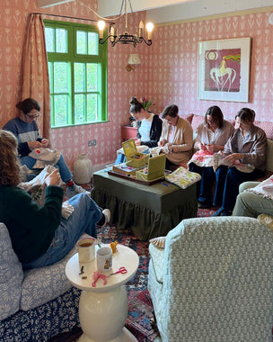 Block Printing Cushion Workshop at Ford Manor, Surrey, 24th June