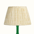Lampshade Pleated Bagru Clay Medium