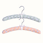 Coat Hanger Padded Duo Indian Leaf Green & Copper
