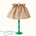 Lampshade Flirty Skirt Indian Leaf Copper/Blue Large
