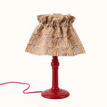 Lampshade Flirty Skirt Indian Leaf Copper/Blue Small