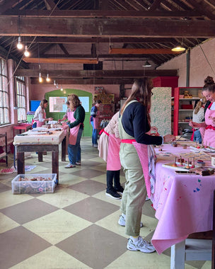 Block Printing Cushion Workshop at Ford Manor, Surrey, 24th June