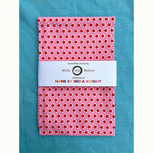 Tuk Tuk Tea Towel Pink Red