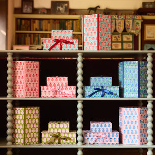 Trinket Box Flower Red Sky