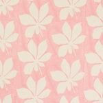 Horse Chestnut Hand Block Printed Herringbone Pink Sample
