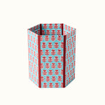 Waste Paper Bin Flower Red Sky