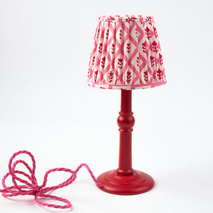 Lampshade Pleated Buti Pink Small