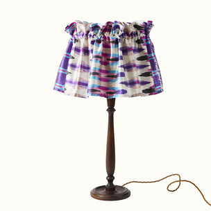 Lampshade Flirty Skirt Ikat Purple Chevron