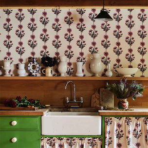 Dianthus Wallpaper in Rust Rose