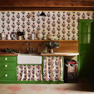 Dianthus Wallpaper in Rust Rose