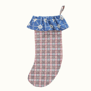 Stocking Trellis with Stars Frill