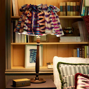 Lampshade Flirty Skirt Ikat Purple Chevron