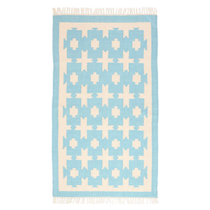 Rug Chunky Cotton Sky Blue