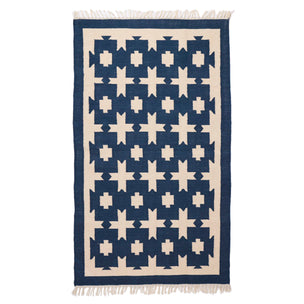 Rug Chunky Cotton Inky Blue