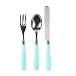 Cutlery Three Piece Set Aqua