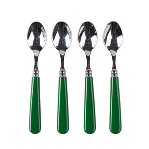 Teaspoons Set of Four Green