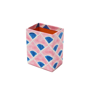 Pen Pot Kite Navy Pink