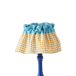 Lampshade Flirty Skirt Seed Sky Blue Trim