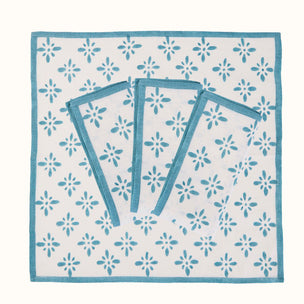 Napkin Petal Blue