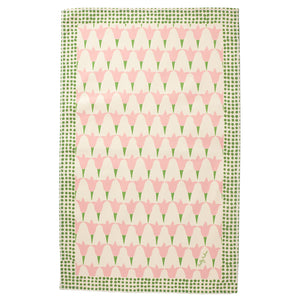 Tea Towel Tulip Rose Grass