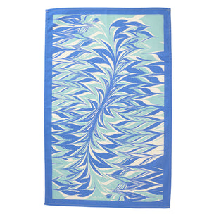 Tea Towel Marble Blue