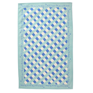 Tea Towel Pie Blue