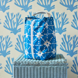 Travel Wash Bag Stars Blue