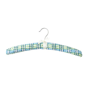 Coat Hanger Padded Trellis Grass/Sky