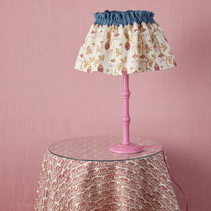 Lampshade Flirty Skirt Strawberry Indigo Trim