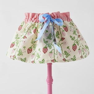 Lampshade Flirty Skirt Strawberry Pink Trim