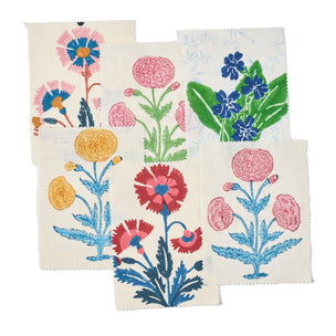 Greencombe Block printed Fabric Sample Set